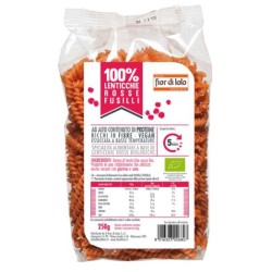 Fior di loto Fusilli Di Lenticchie Rosse Bio
