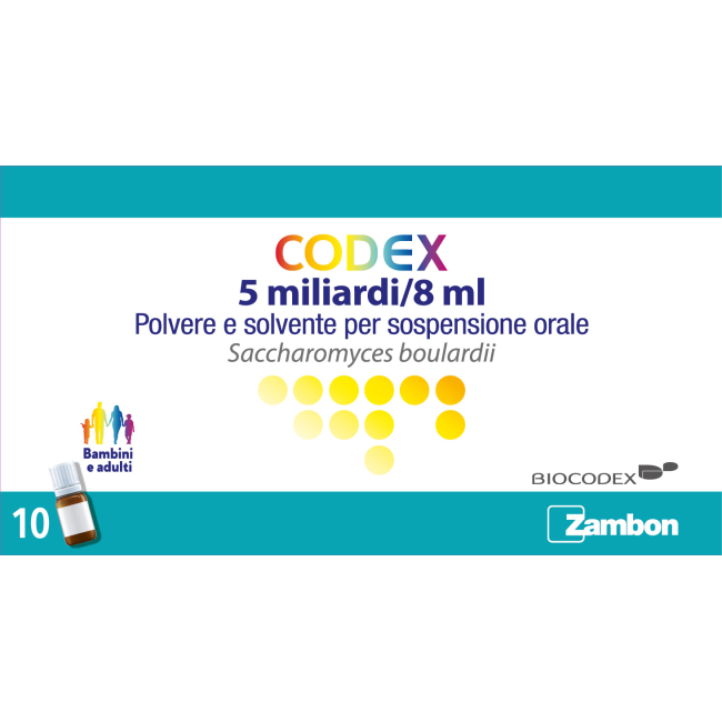 Codex 5 miliardi 10 flaconcini