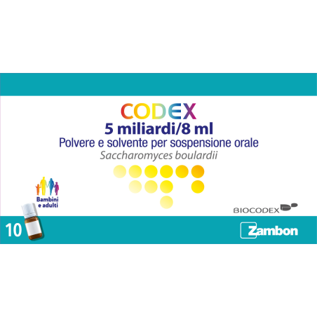 Codex 5 miliardi 10 flaconcini