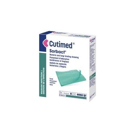 Cutimed Sorbact 4x6cm 5 Pezzi