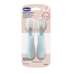 Posatine Inox 18m+ Azzurro