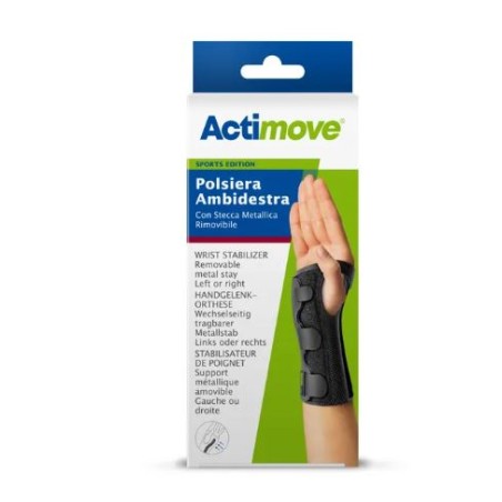 Actimove Polsiera Ambidestra Con Stecca Metallica Rimovibile Small