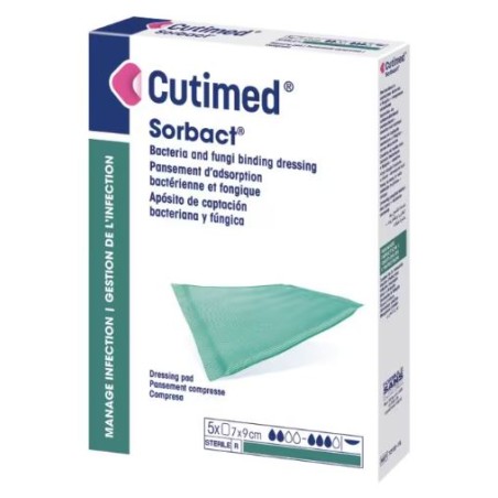 Cutimed Sorbact medicazione 7x9 Cm 5 medicazioni
