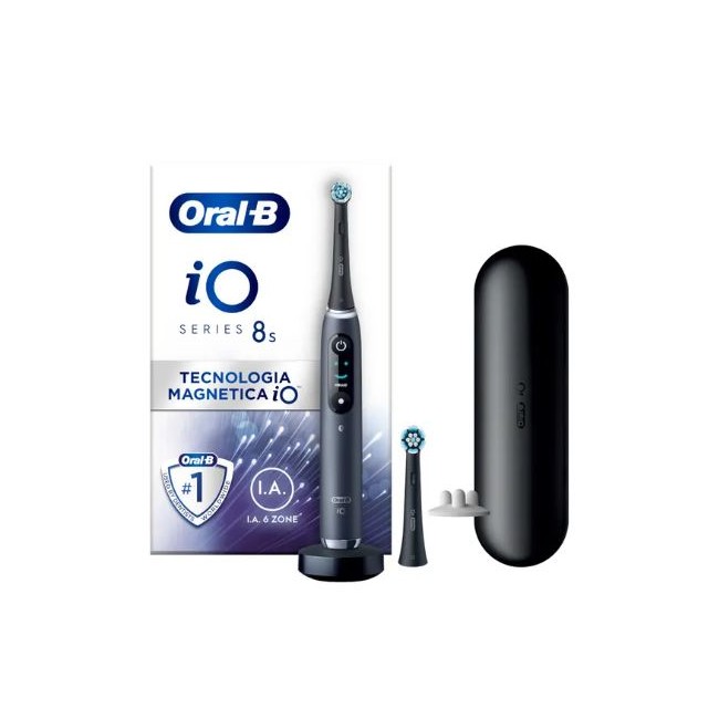Oral-b Io 8 Black Spazzolino Elettrico + 2 Refill Oral-b Io 8 Black Spazzolino Elettrico + 2 Refill