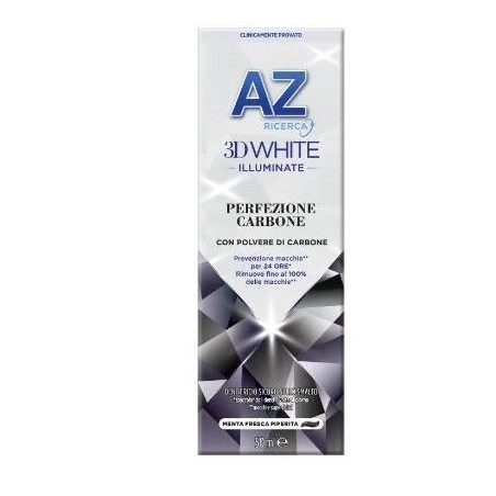 Az 3d White Dentifricio Illuminante Carbone