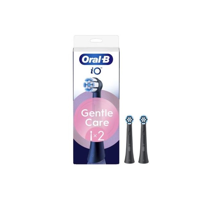 Oralb Power Refill Io Gentle Clean Black 2 Pezzi Oralb Power Refill Io Gentle Clean Black 2 Pezzi