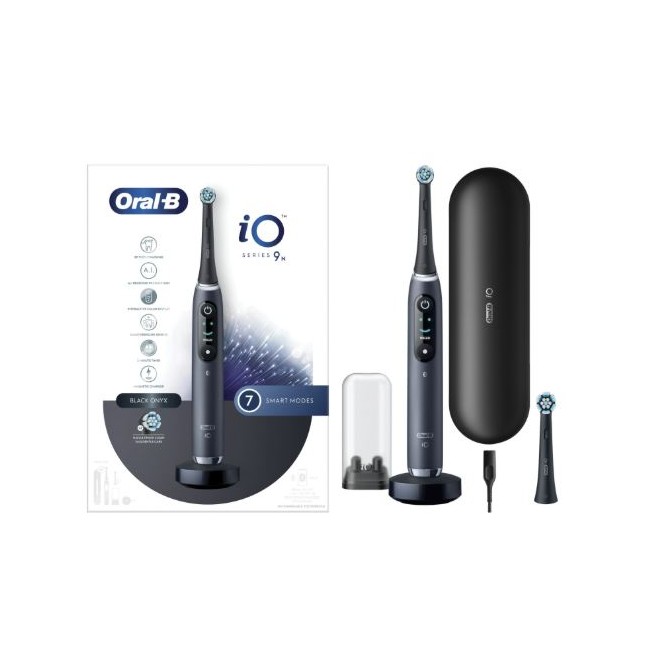 Oral-b Io 9 Black Spazzolino Elettrico + 2 Refill Oral-b Io 9 Black Spazzolino Elettrico + 2 Refill
