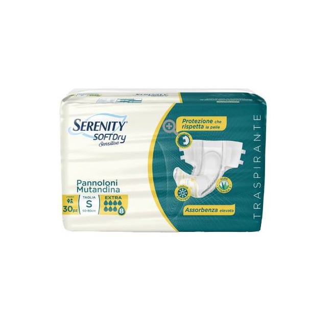 Serenity Pannolone Mutandina Sd Sensitive Extra Taglia S