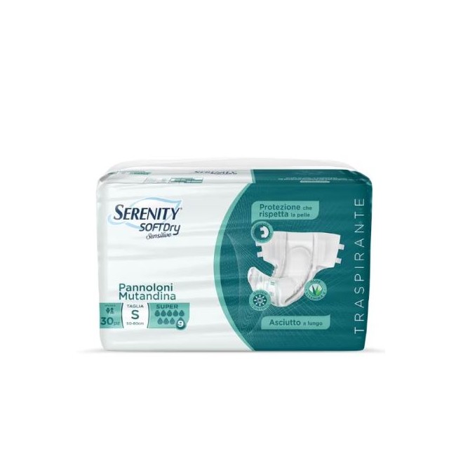 Serenity Pannolone Mutandina Sd Sensitive Super Taglia S