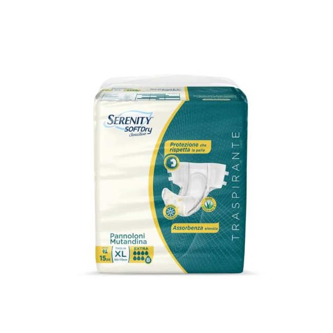 Serenity Pannolone Mutandina Sd Sensitive Extra Taglia Xl