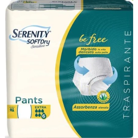Serenity Soft Dry Sensitive Pants Extra Taglia XL