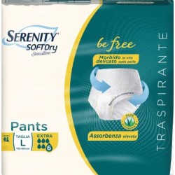 Serenity Soft Dry Sensitive Pants Extra Taglia L