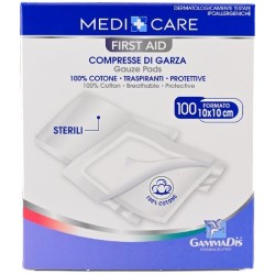 Gammadis Farmaceutici Garza Cotone 10x10 Cm