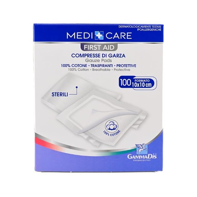 Gammadis Farmaceutici Garza Cotone 10x10 Cm