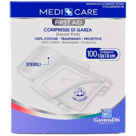 Gammadis Farmaceutici Garza Cotone 10x10 Cm
