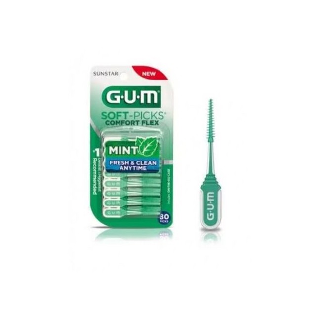 Gum Soft Pick Comfort Flex Cool Mint Regulare Scovolini Gum Soft Pick Comfort Flex Cool Mint Regulare Scovolini
