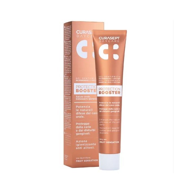 Curasept Daycare Dentifricio Protection Booster Fruit Sensation 75Ml Curasept Daycare Dentifricio Protection Booster Fruit Sensation 75Ml