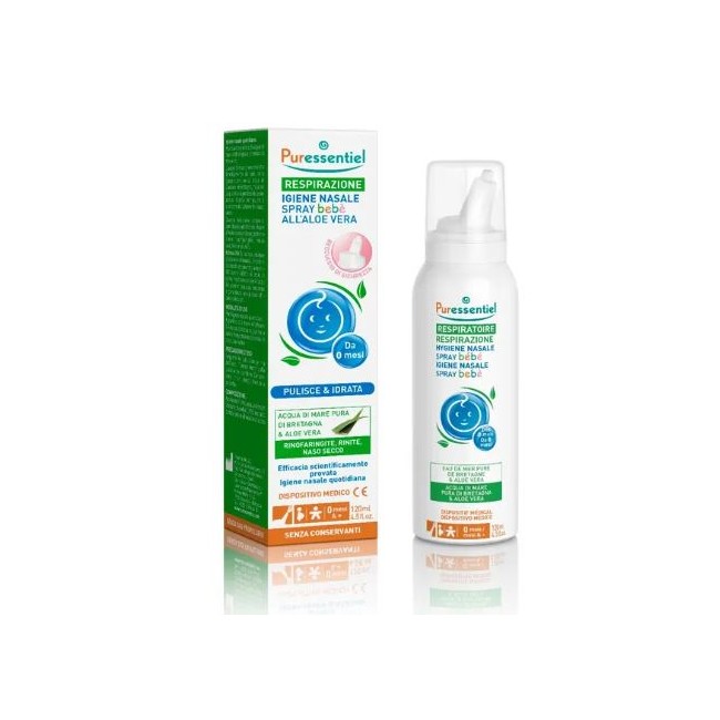 Puressentiel Spray Igiene Nasale Bebe Aloe Puressentiel Spray Igiene Nasale Bebe Aloe