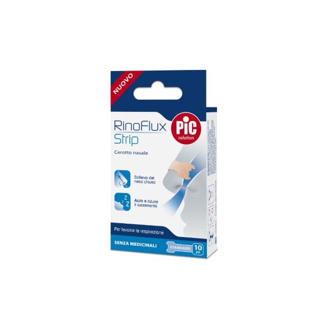 Cerotto Nasale Rinoflux Standard 10 Pezzi Cerotto Nasale Rinoflux Standard 10 Pezzi