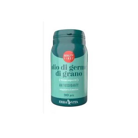 Erba vita olio di germe di grano integratore 90 perle