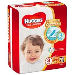 Kimberly Clark Pannolino Huggies Ultra Comfort Base 3 21 Pezzi
