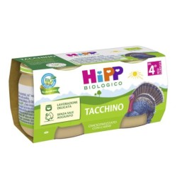Hipp Bio Omogeneizzato Tacchino 2 Pezzi Da 80 Grammi