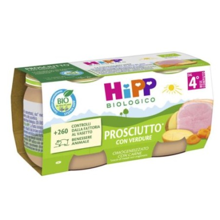 Hipp Bio Omogeneizzato Prosciutto Con Verdure