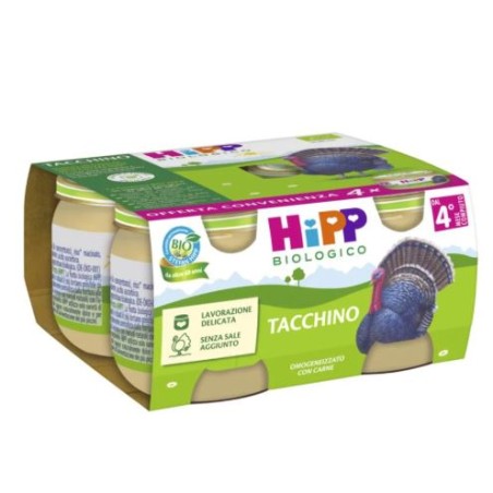 Hipp Bio Omogeneizzato Tacchino