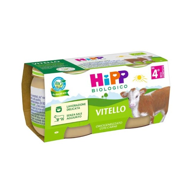 Hipp Bio Omogeneizzato Vitello Hipp Bio Omogeneizzato Vitello