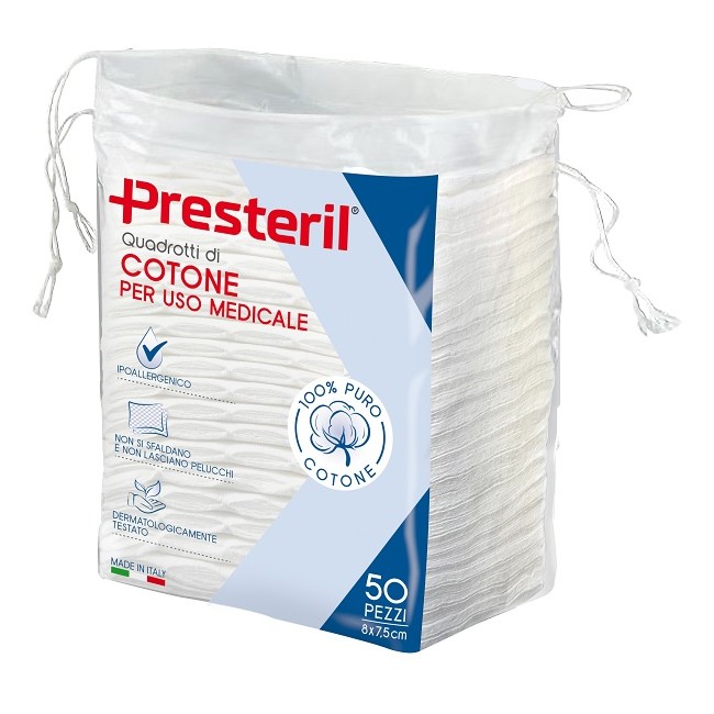 Corman Quadrotti Cotone Idrofilo Presteril Corman Quadrotti Cotone Idrofilo Presteril