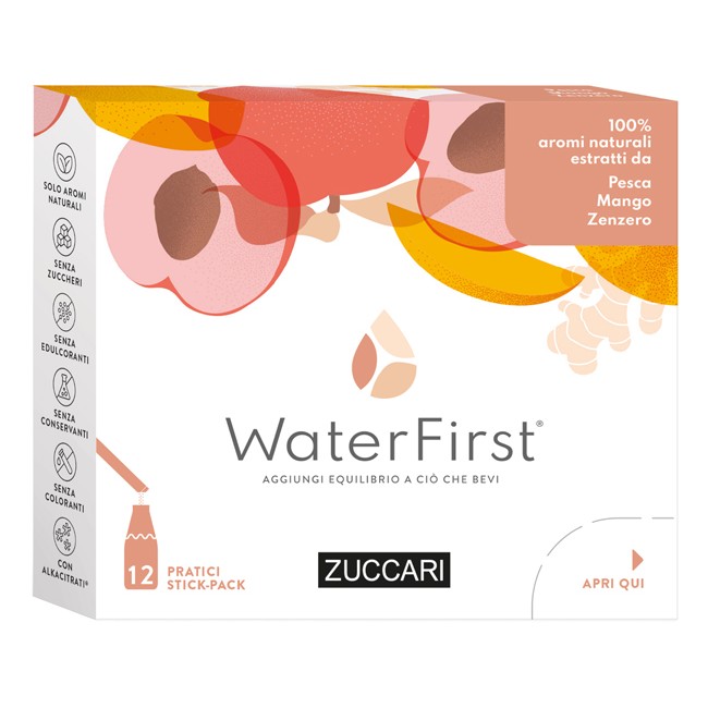 Zuccari Water First Pesca-mango-zenzero Zuccari Water First Pesca-mango-zenzero
