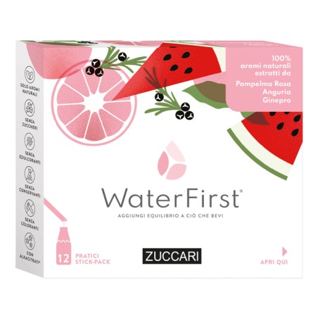 Water First Pompelmo Rosa-anguria-ginepro 12 Stick Pack Water First Pompelmo Rosa-anguria-ginepro 12 Stick Pack