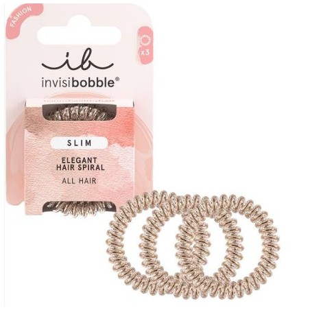Invisibobble Slim Of Bronze And Beads