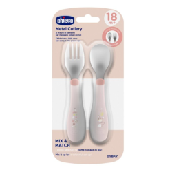 Chicco Posatine Inox 18m+