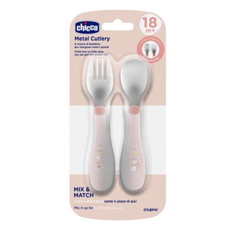 Chicco Posatine Inox 18m+