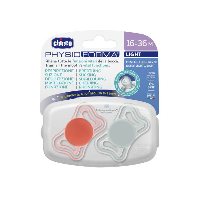 Chicco Light ciuccio 16-36 Mix
