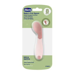 Chicco Cucchiaio Angolato 8m+ Rosa