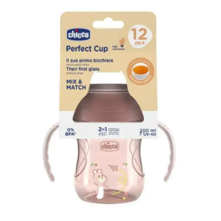 Chicco Tazza Perfect X 360 Rosa 12m+ Chicco Tazza Perfect X 360 Rosa 12m+