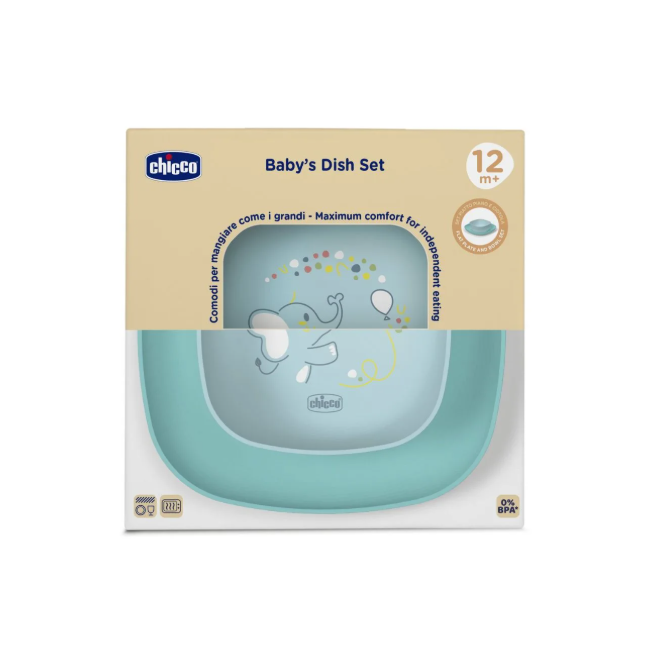 Chicco ciotola piatto piano 12M+ Chicco ciotola piatto piano 12M+