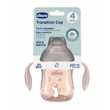 Chicco Tazza Transition Rosa 4m+