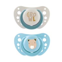 Chicco Succhietti Air Azzurro Silicone 2-6 Mesi