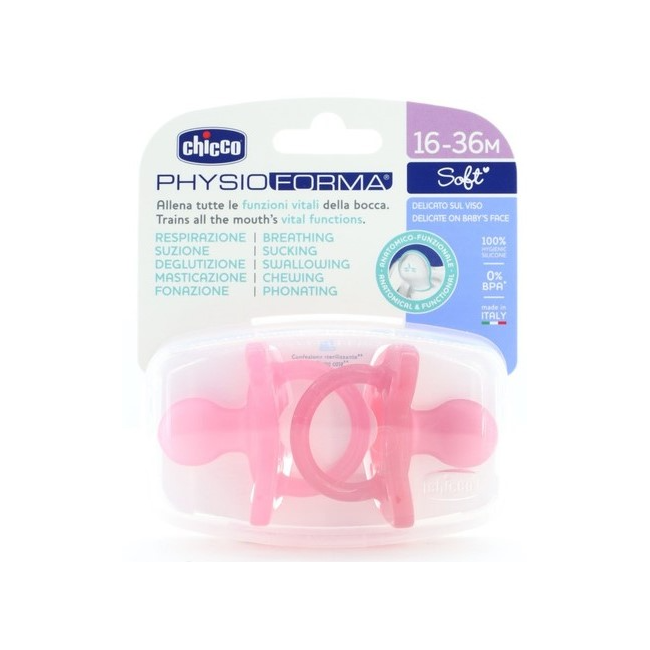Chicco Gommotto Silicone Rosa 16-36 Mesi