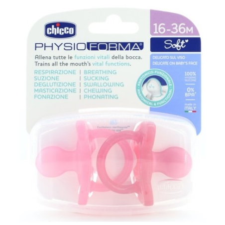 Chicco Gommotto Silicone Rosa 16-36 Mesi