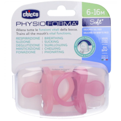 Chicco Gommotto Silicone Rosa 6-16 Mesi