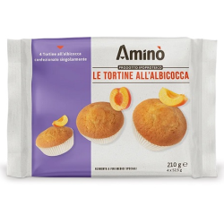 Nove Alpi Amino' Le Tortine Albicocca 4 Pezzi Da 52,5 Gr