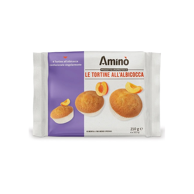 Nove Alpi Amino' Le Tortine Albicocca 4 Pezzi Da 52,5 Gr