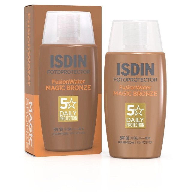 Isdin Fusion Water Magic Color Bronze Spf50 50Ml Isdin Fusion Water Magic Color Bronze Spf50 50Ml