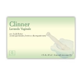 Clinner Lavanda Vaginale 4 Flaconi 140 Ml + 4 Cannule Vaginali Monouso