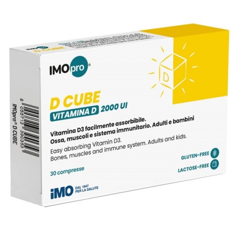 Imopro D Cube integratore 30 Compresse 600 Mg