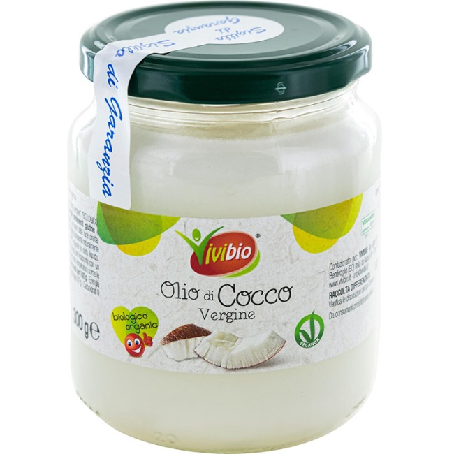 Olio Di Cocco Vergine Vivibio 300Ml Olio Di Cocco Vergine Vivibio 300Ml